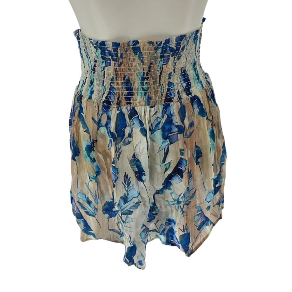 Floral Smocked High-Waist Skirt By 11UpTown S